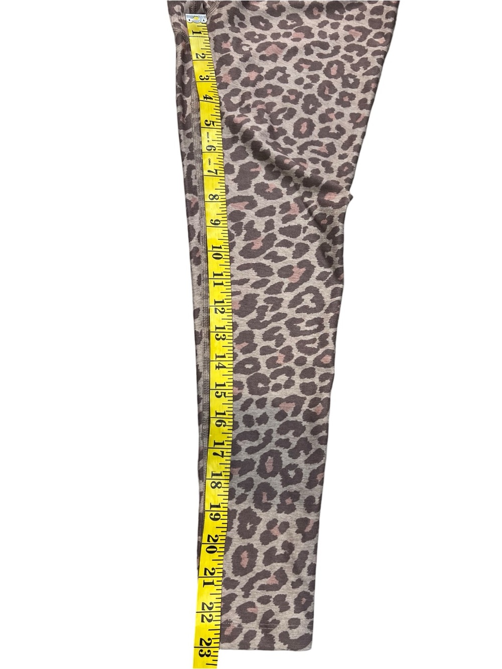 Beyond Yoga Spacedye Caught In The Midi Leggings Chai Cocoa Brown Leopard NWT - Picture 11 of 11